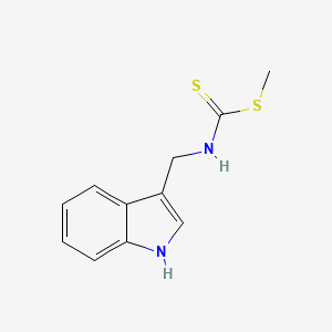 molecular formula C11H12N2S2 B1667508 Brassinin CAS No. 105748-59-2