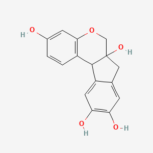 molecular formula C16H14O5 B1667509 Brazilin CAS No. 474-07-7