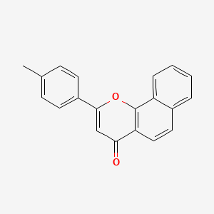 molecular formula C20H14O2 B1667514 2-(4-methylphenyl)-4H-benzo[h]chromen-4-one CAS No. 14756-26-4