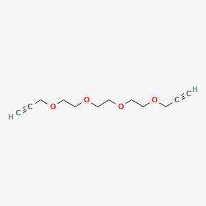 molecular formula C12H18O4 B1667521 4,7,10,13-Tetraoxahexadeca-1,15-diyne CAS No. 126422-58-0