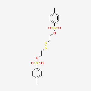 molecular formula C18H22O6S4 B1667528 Bis-Tos-(2-hydroxyethyl disulfide) CAS No. 69981-39-1