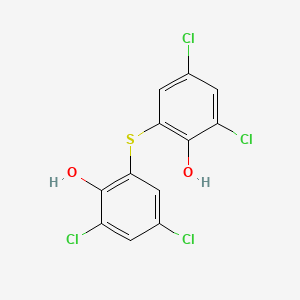 molecular formula C12H6Cl4O2S B1667531 Bithionol CAS No. 97-18-7
