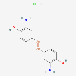molecular formula C12H14As2Cl2N2O2 B1667614 胂凡纳明 CAS No. 139-93-5