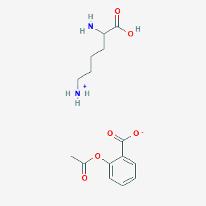 molecular formula C15H22N2O6 B1667646 赖氨酸乙酰水杨酸 CAS No. 62952-06-1