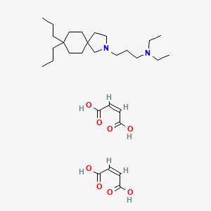 molecular formula C30H52N2O8 B1667675 阿替普利莫二马来酸盐 CAS No. 183063-72-1