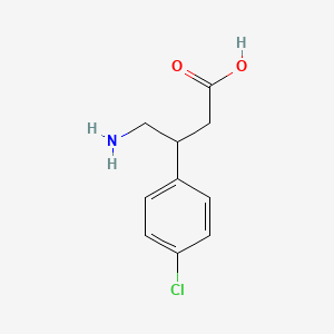 molecular formula C10H12ClNO2 B1667701 巴氯芬 CAS No. 1134-47-0