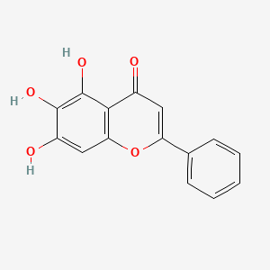 molecular formula C15H10O5 B1667712 黄芩素 CAS No. 491-67-8