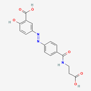 molecular formula C17H15N3O6 B1667723 巴尔沙拉昔 CAS No. 80573-04-2