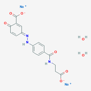 molecular formula C17H17N3Na2O8 B1667724 二水合巴尔沙拉嗪二钠 CAS No. 150399-21-6
