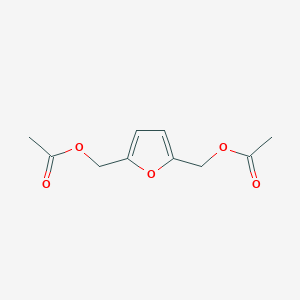molecular formula C10H12O5 B1667735 2,5-双(羟甲基)呋喃二乙酸酯 CAS No. 5076-10-8