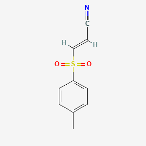 molecular formula C10H9NO2S B1667768 (E)-3-甲苯磺酰基丙烯腈 CAS No. 19542-67-7