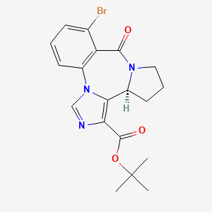 molecular formula C19H20BrN3O3 B1667780 Bretazenil CAS No. 84379-13-5