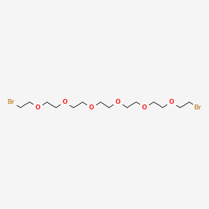 molecular formula C14H28Br2O6 B1667897 溴-PEG6-溴化物 CAS No. 72713-23-6