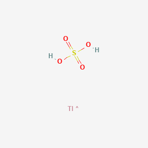 molecular formula Tl2SO4<br>O4STl2 B166790 硫酸，钆(1+) 盐 (1:2) CAS No. 7446-18-6
