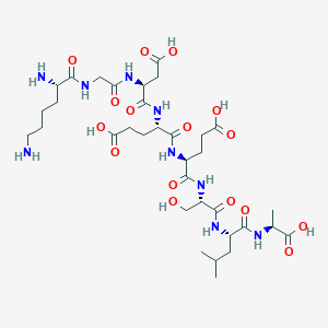 molecular formula C34H57N9O16 B1667906 Beefy meaty peptide CAS No. 73984-05-1