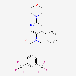 molecular formula C29H29F6N3O2 B1667907 Befetupitant CAS No. 290296-68-3