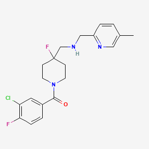 molecular formula C20H22ClF2N3O B1667908 Befiradol CAS No. 208110-64-9