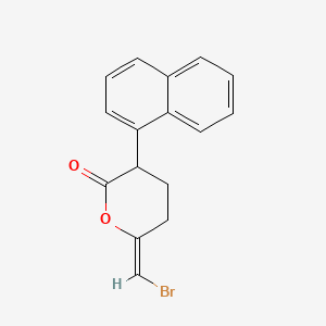 molecular formula C16H13BrO2 B1667914 溴烯内酯 CAS No. 88070-98-8