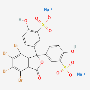 molecular formula C20H8Br4Na2O10S2 B1667931 ブロモスルファレイン CAS No. 71-67-0