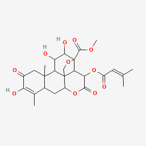 molecular formula C26H32O11 B1667952 布鲁沙托 CAS No. 14907-98-3