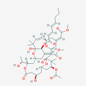 molecular formula C47H68O17 B1667955 布莱奥霉素 CAS No. 83314-01-6