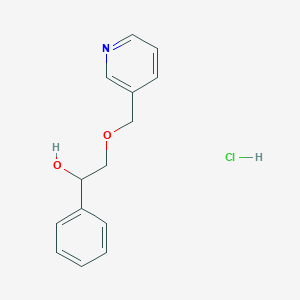 B166796 alpha-((3-Pyridinylmethoxy)methyl)benzenemethanol hydrochloride CAS No. 131962-27-1