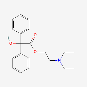 molecular formula C20H25NO3 B1667973 Benactyzine CAS No. 302-40-9