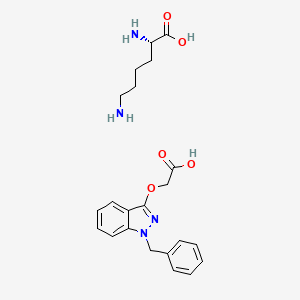 B1667984 Bendazac lysine CAS No. 81919-14-4