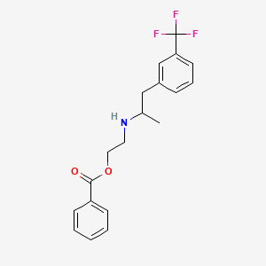 molecular formula C19H20F3NO2 B1667987 ベンフルオレックス CAS No. 23602-78-0