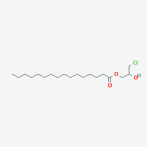 molecular formula C19H37ClO3 B016680 3-氯-1,2-丙二醇 1-棕榈酸酯 CAS No. 30557-04-1
