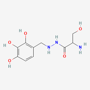 molecular formula C10H15N3O5 B1668006 苄丝肼 CAS No. 322-35-0