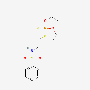 molecular formula C14H24NO4PS3 B1668008 本舒利 CAS No. 741-58-2