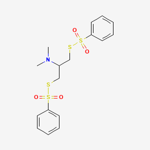 molecular formula C17H21NO4S4 B1668009 苯磺妥 CAS No. 17606-31-4
