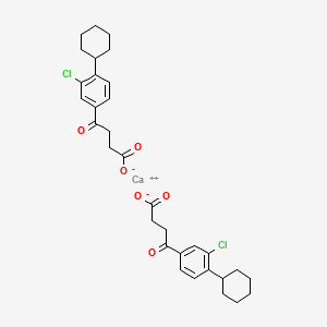 molecular formula C32H36CaCl2O6 B1668024 丁酸钙 CAS No. 32808-53-0