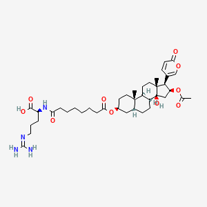 molecular formula C40H60N4O10 B1668042 蟾蜍毒素 CAS No. 464-81-3