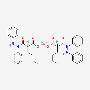 molecular formula C38H42CaN4O6 B1668048 布马地松钙 CAS No. 34461-73-9