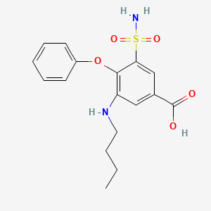 molecular formula C17H20N2O5S B1668049 布美他尼 CAS No. 28395-03-1