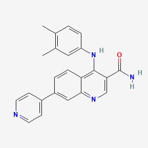molecular formula C23H20N4O B1668050 cFMS Receptor Inhibitor II CAS No. 959860-85-6