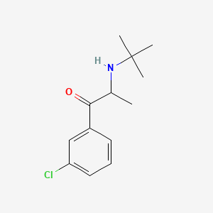 molecular formula C13H18ClNO B1668061 安非他酮 CAS No. 34911-55-2