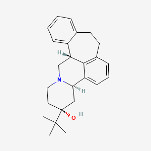 molecular formula C25H31NO B1668076 (+)-布他克拉莫 CAS No. 36504-93-5