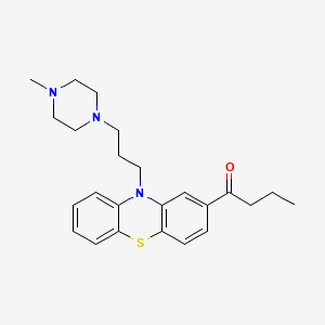 molecular formula C24H31N33OS B1668085 丁酰哌嗪 CAS No. 653-03-2