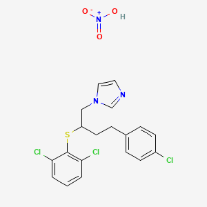 molecular formula C19H18Cl3N3O3S B1668105 硝酸布替康唑 CAS No. 64872-77-1