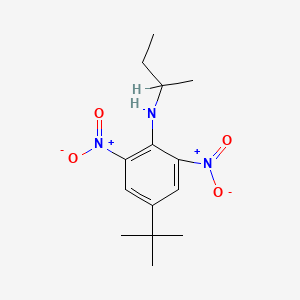 molecular formula C14H21N3O4 B1668113 丁草胺 CAS No. 33629-47-9
