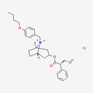 molecular formula C28H38BrNO4 B1668115 溴丁托品 CAS No. 29025-14-7