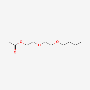molecular formula C10H20O4 B1668119 2-(2-Butoxyethoxy)ethyl acetate CAS No. 124-17-4