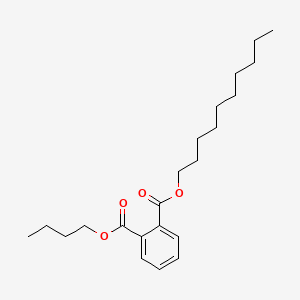 molecular formula C22H34O4 B1668122 Butyl decyl phthalate CAS No. 89-19-0