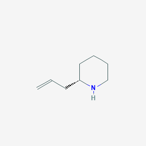 molecular formula C8H15N B166813 Piperidine, 2-(2-propenyl)-, (S)-(9CI) CAS No. 133294-33-4