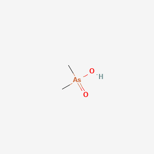 molecular formula C2H7AsO2 B1668196 Cacodylic acid CAS No. 75-60-5