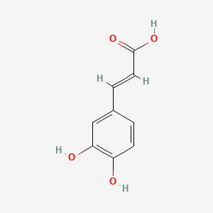 molecular formula C9H8O4 B1668207 咖啡酸 CAS No. 501-16-6