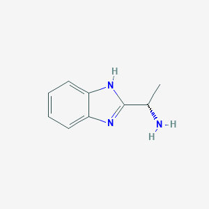 molecular formula C9H11N3 B166821 (1S)-1-(1H-benzimidazol-2-yl)ethanamine CAS No. 135875-04-6